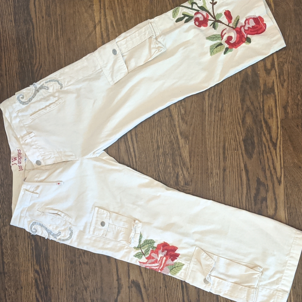 Johnny Was cropped cargo pant